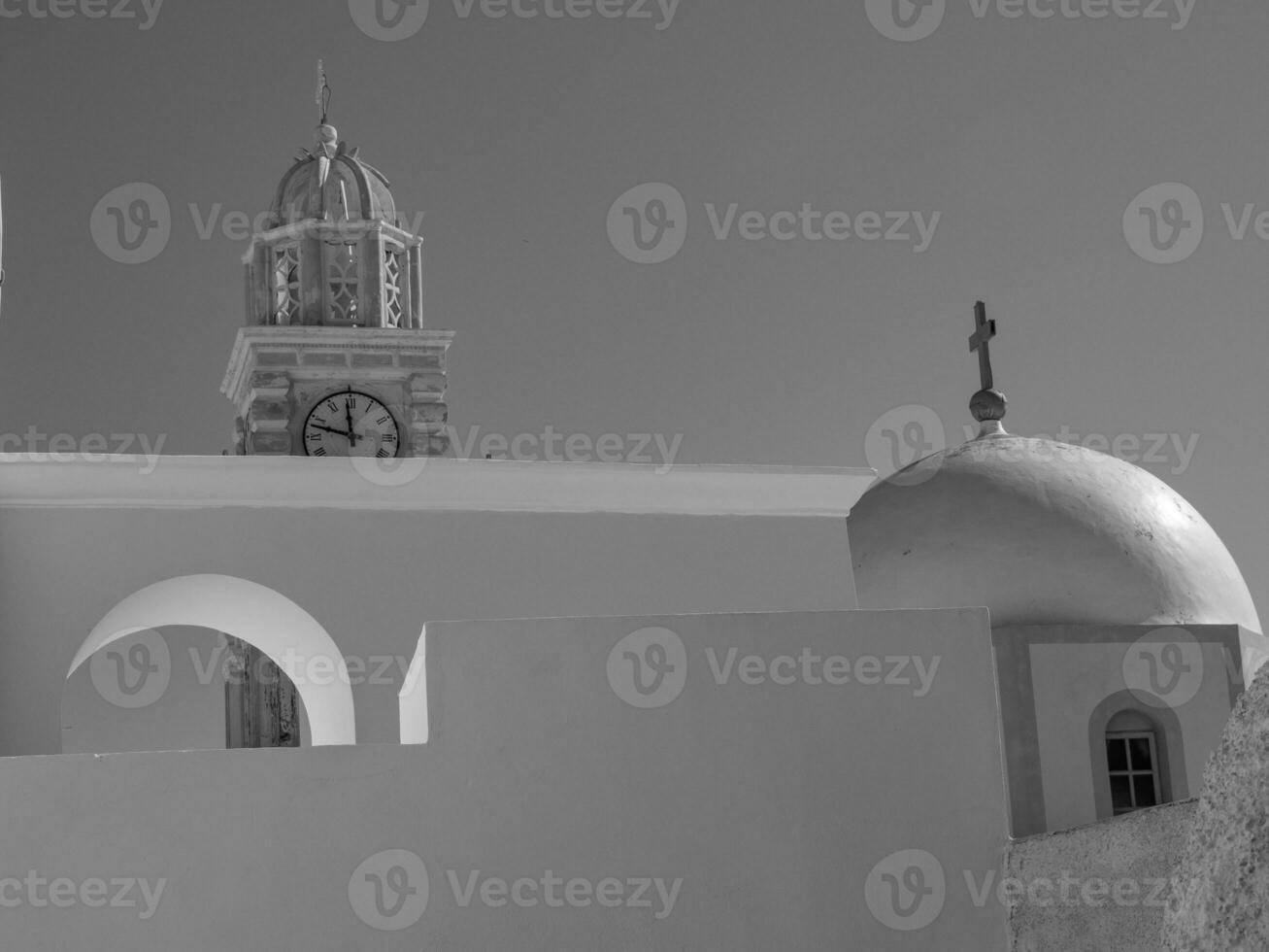 the island of santorini photo
