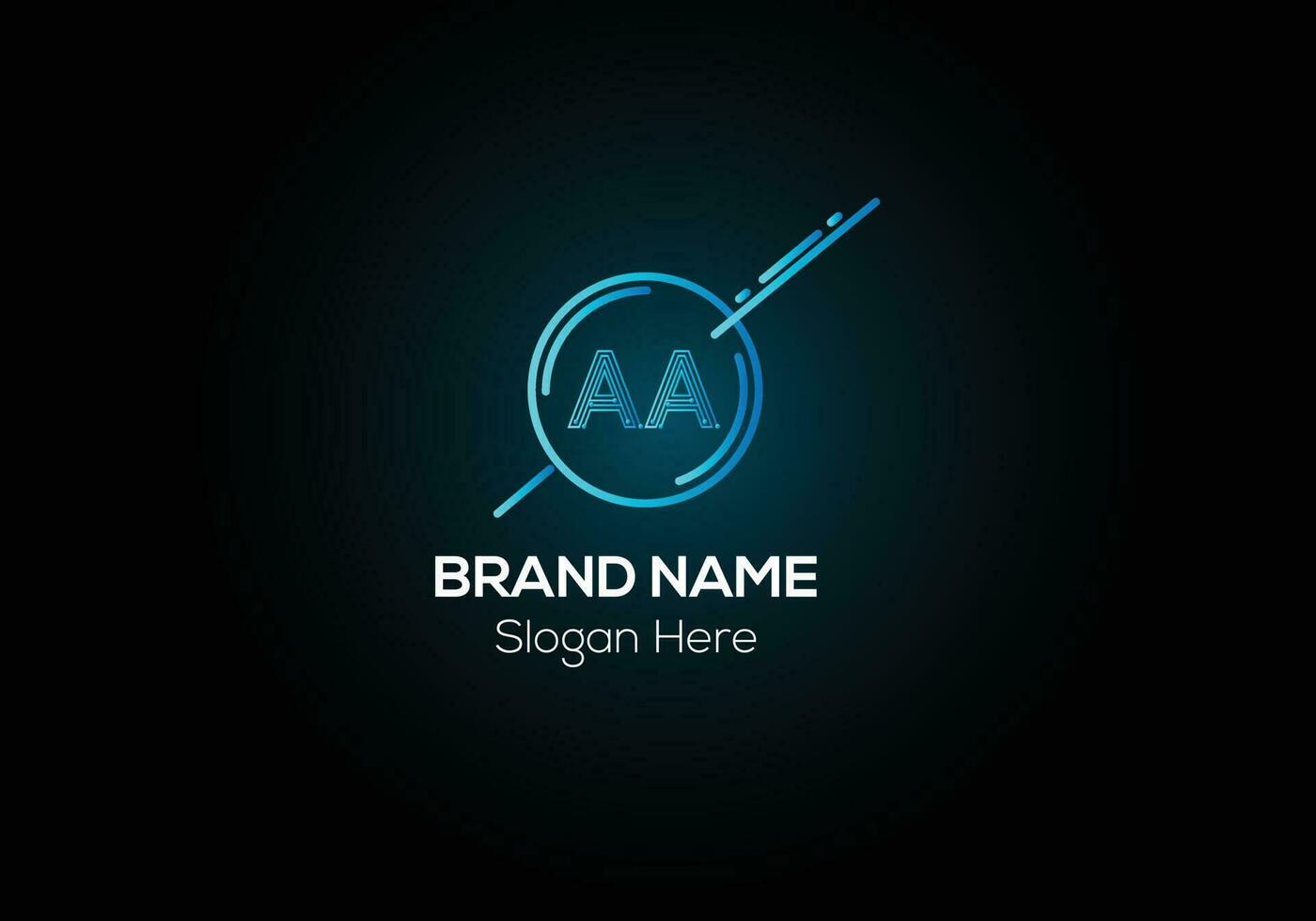 Abstract AA letter modern initial lettermarks logo design vector