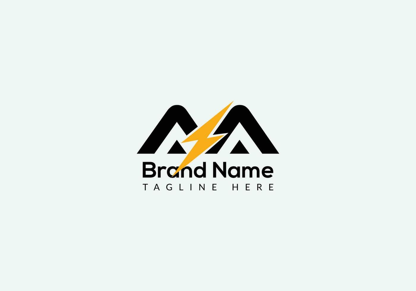 Abstract AA letter modern initial lettermarks logo design vector