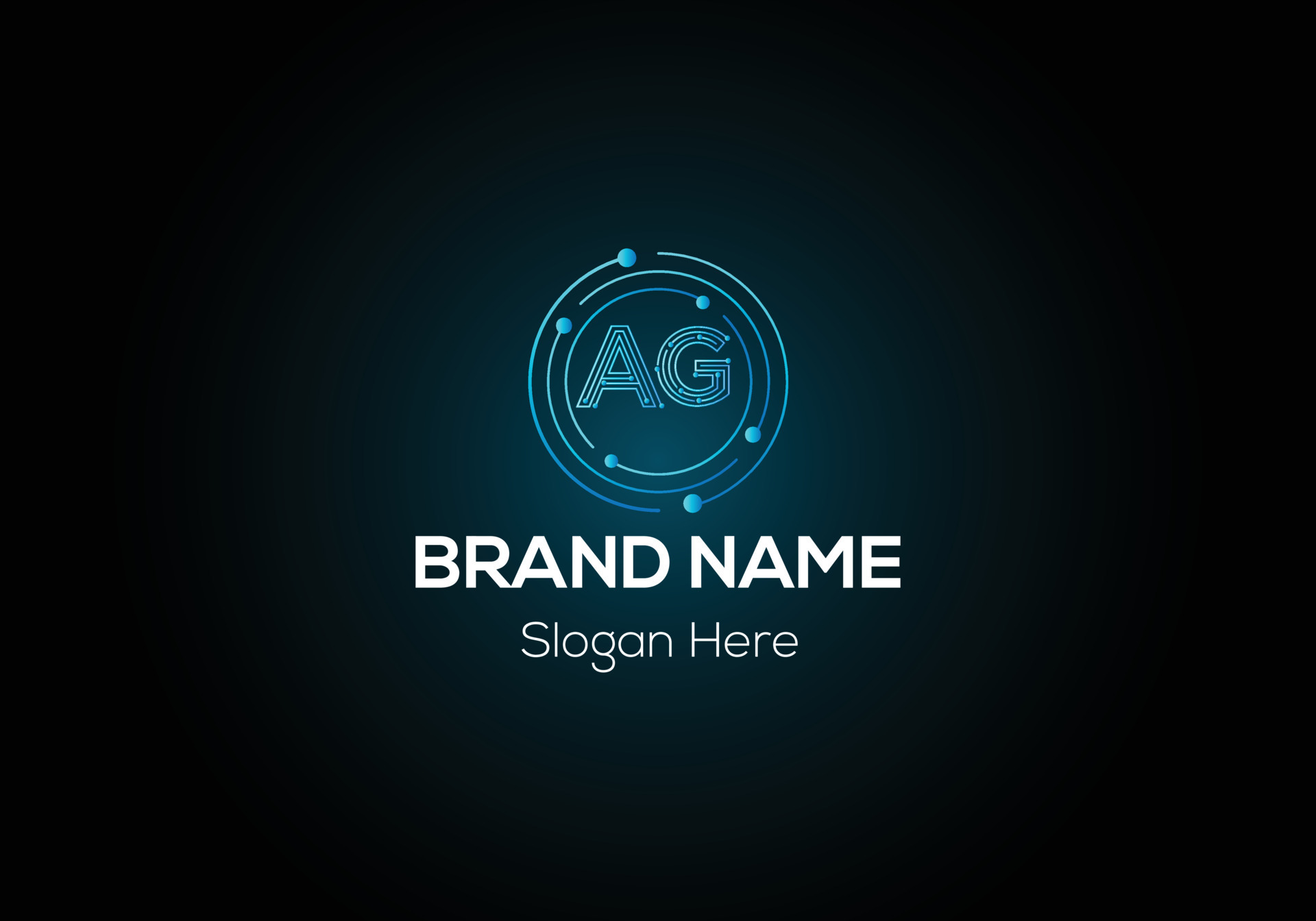 Abstract modern AG logo design template 33219678 Vector Art at Vecteezy