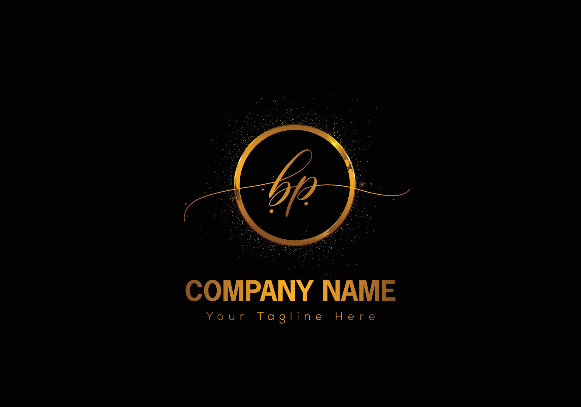 Abstract BP letter modern initial lettermarks logo design 33219680