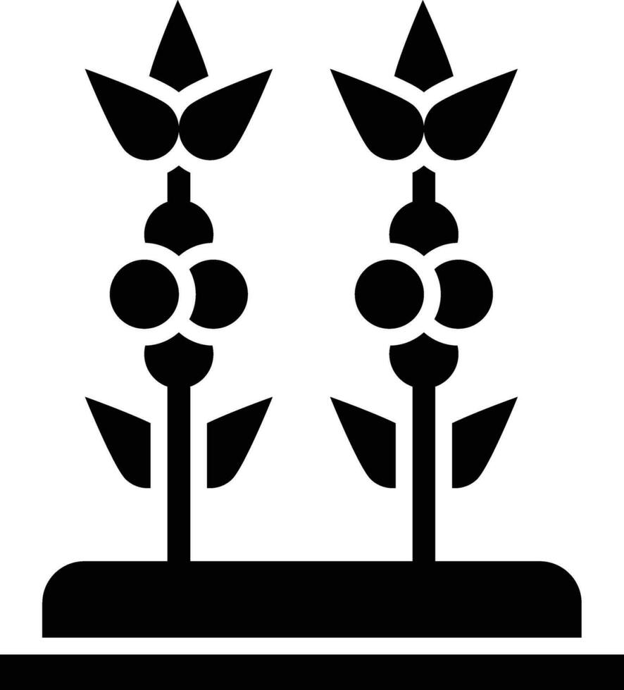 Coffee Plant Vector Icon Design Illustration