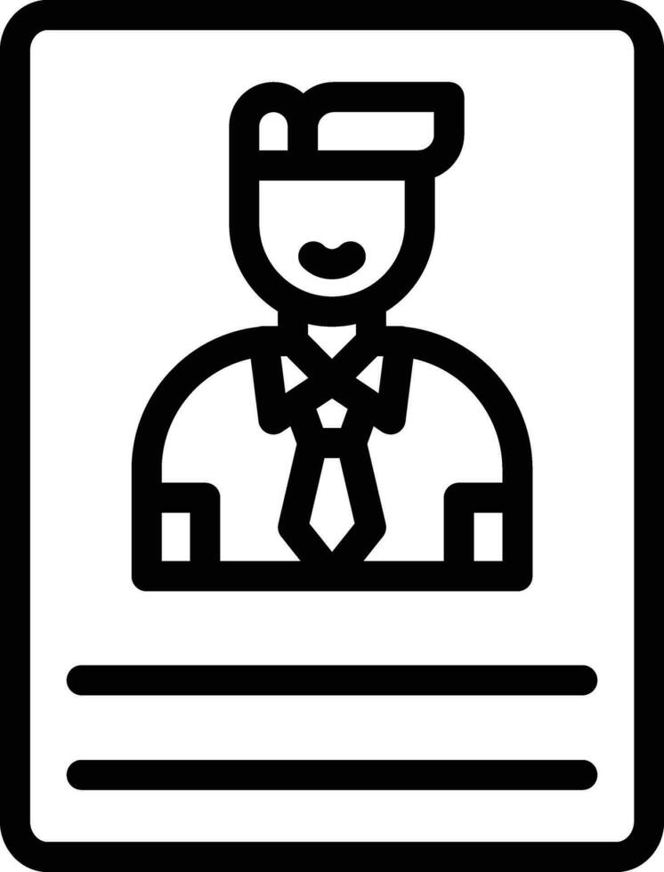 Candidate Vector Icon Design Illustration