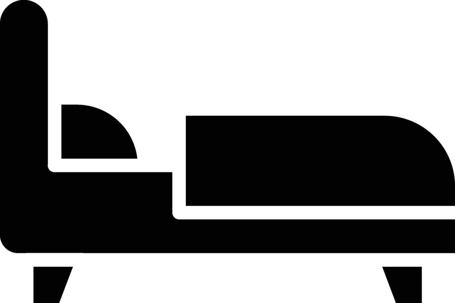 Bed Vector Icon Design Illustration