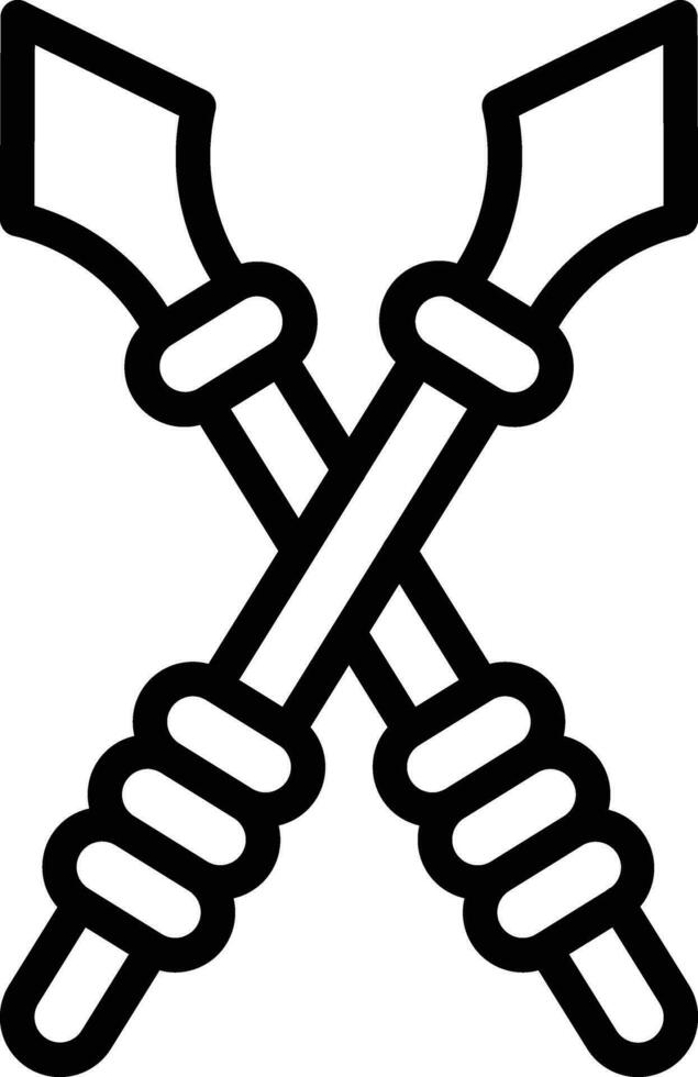 Spear Vector Icon Design Illustration