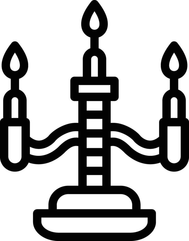Candle Vector Icon Design Illustration
