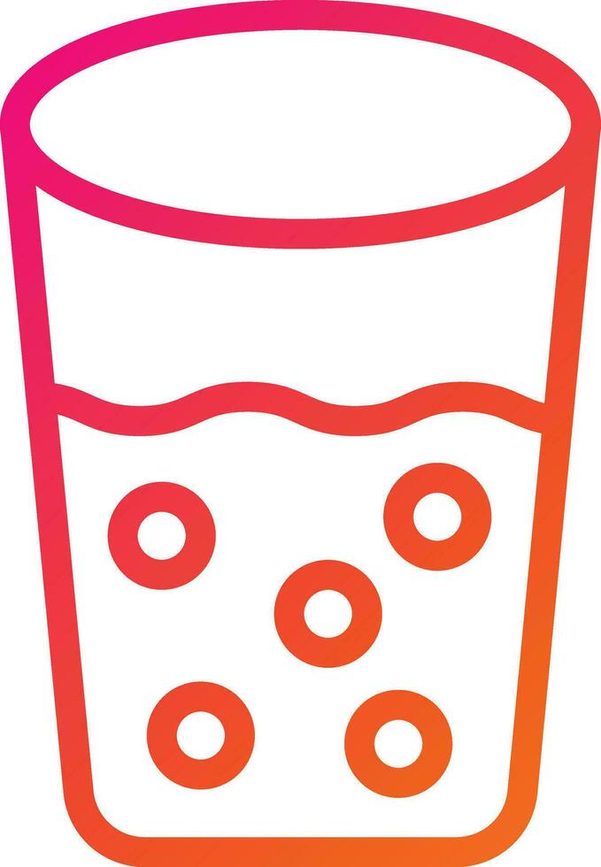 Shot Glass Vector Icon Design Illustration