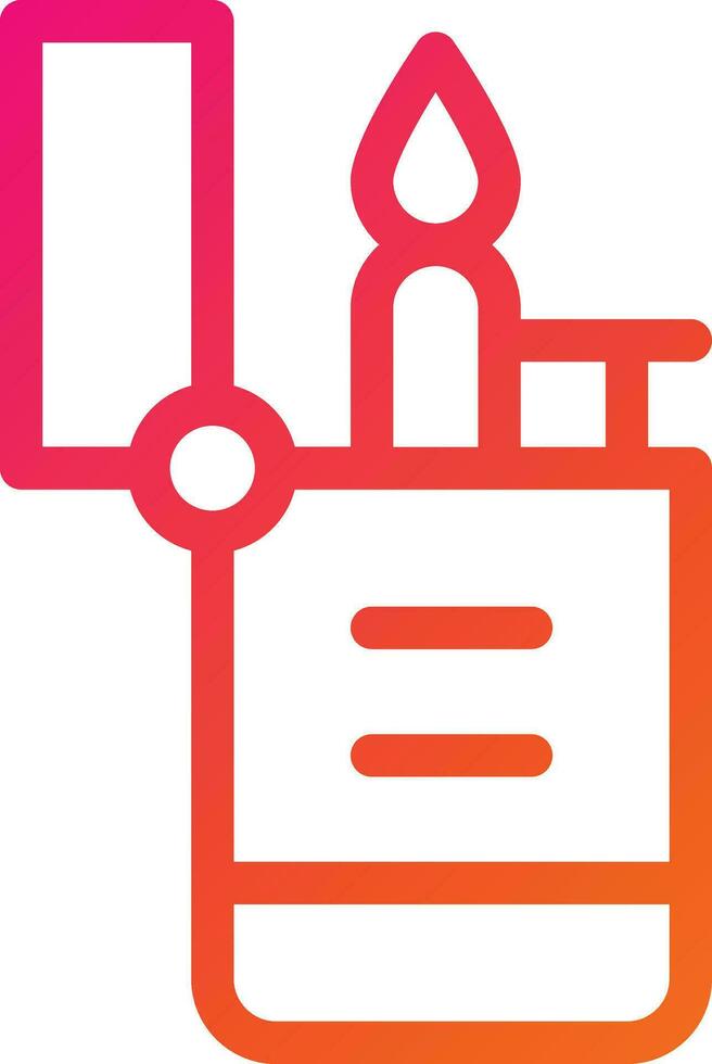 Lighter Vector Icon Design Illustration