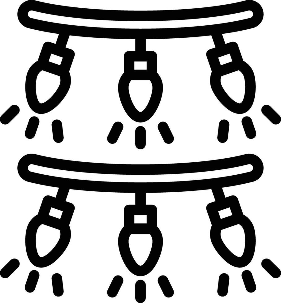 Garland Vector Icon Design Illustration