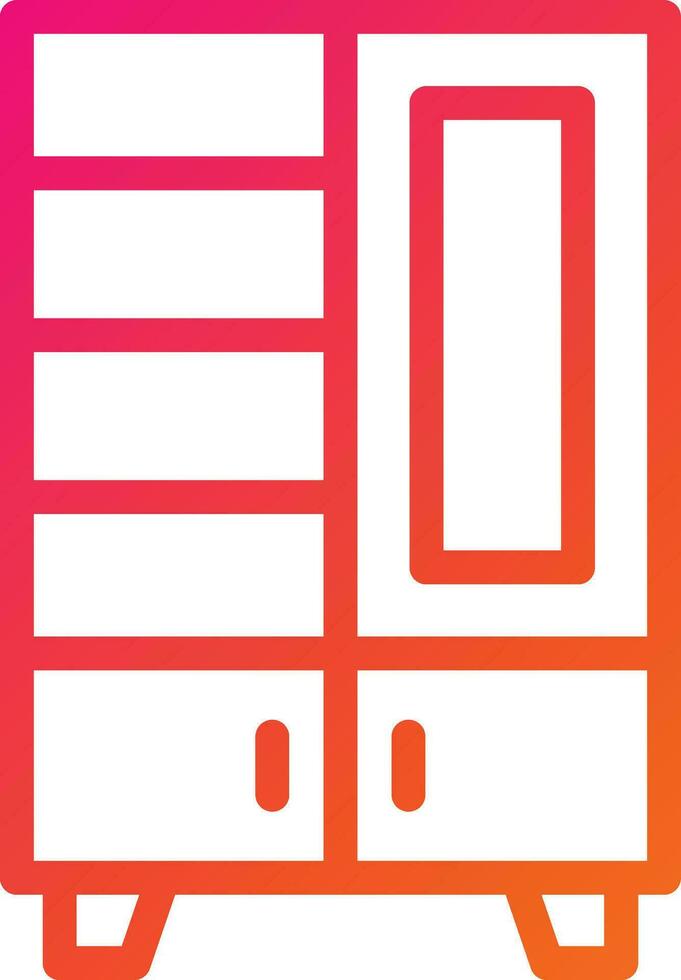 Showcase Vector Icon Design Illustration