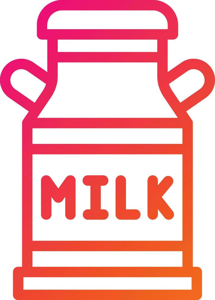 Milk Tank Vector Icon Design Illustration