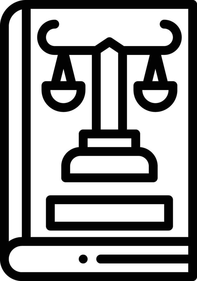 Company Law Vector Icon Design Illustration