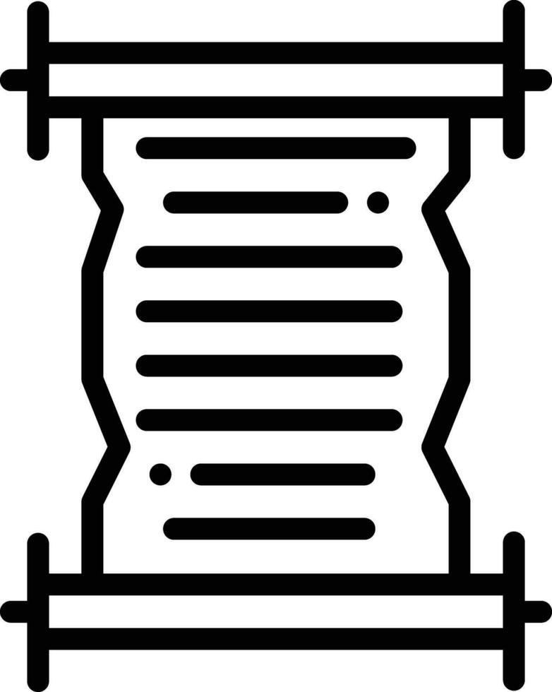 Scroll Vector Icon Design Illustration