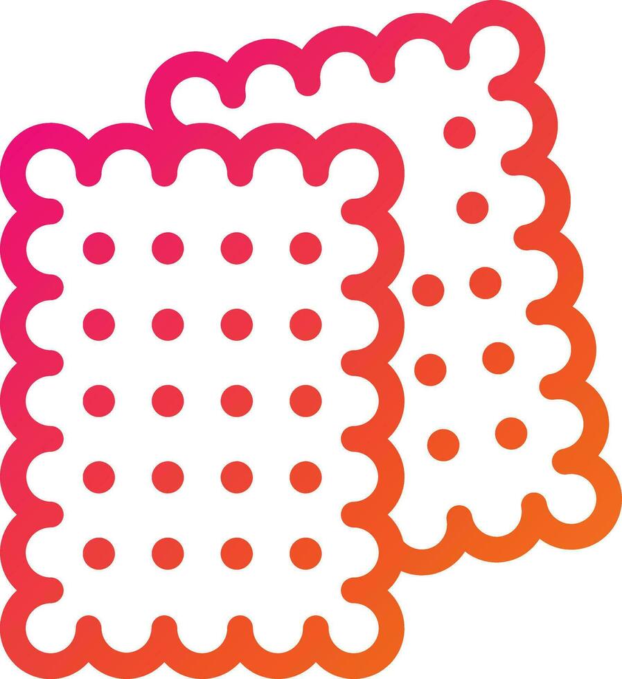 Biscuit Vector Icon Design Illustration