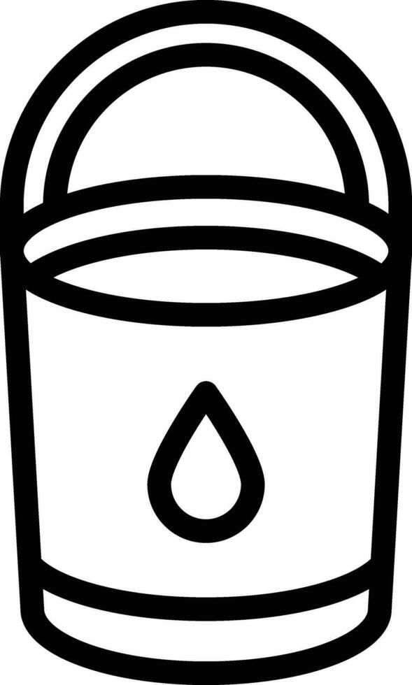 Bucket Vector Icon Design Illustration