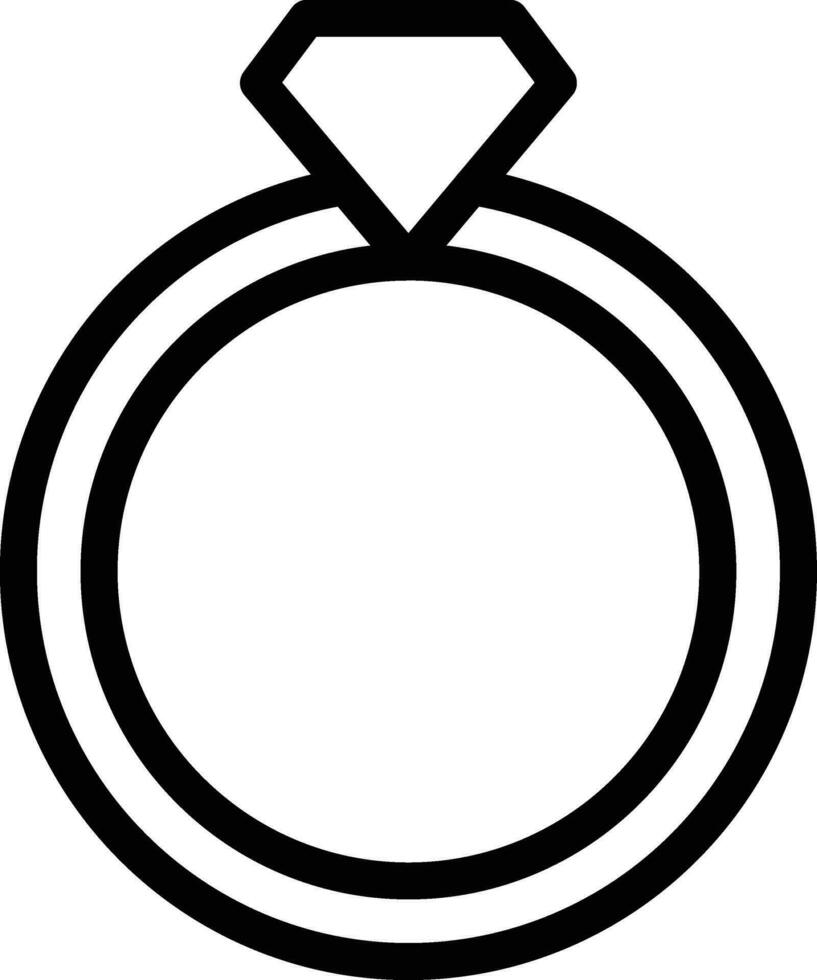 Ring Vector Icon Design Illustration