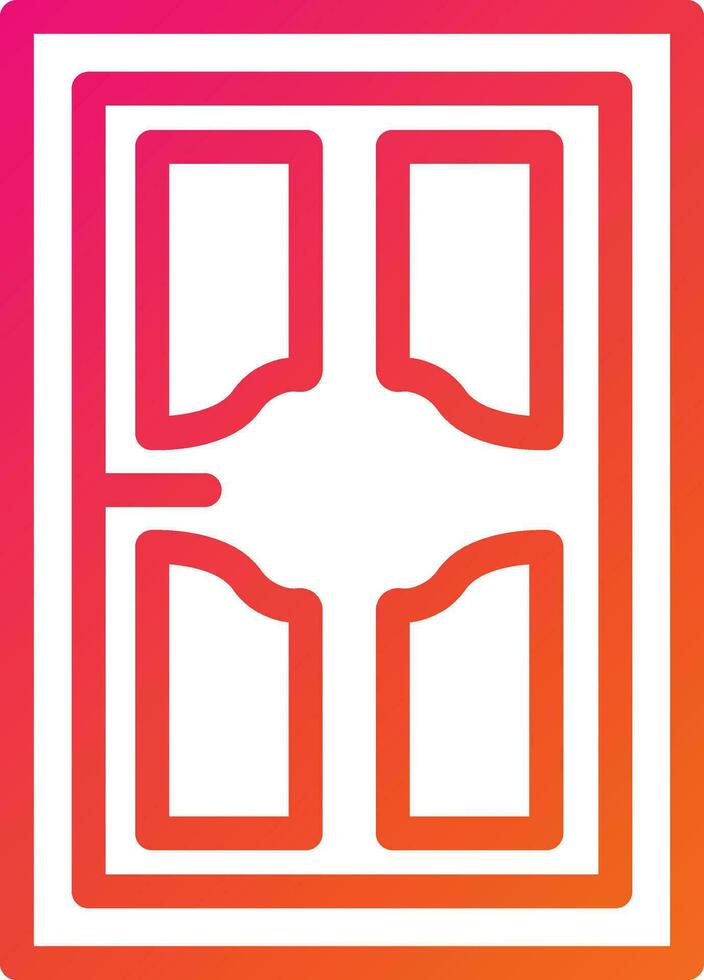 Door Vector Icon Design Illustration