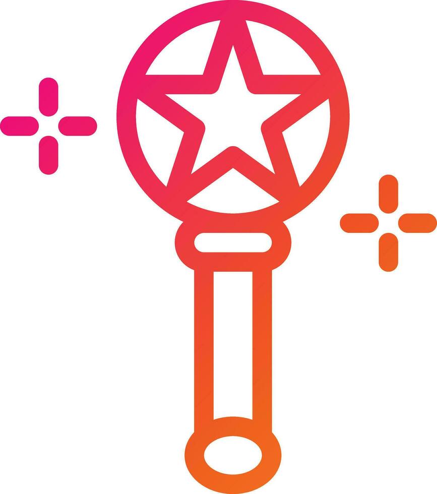 Magic wand Vector Icon Design Illustration