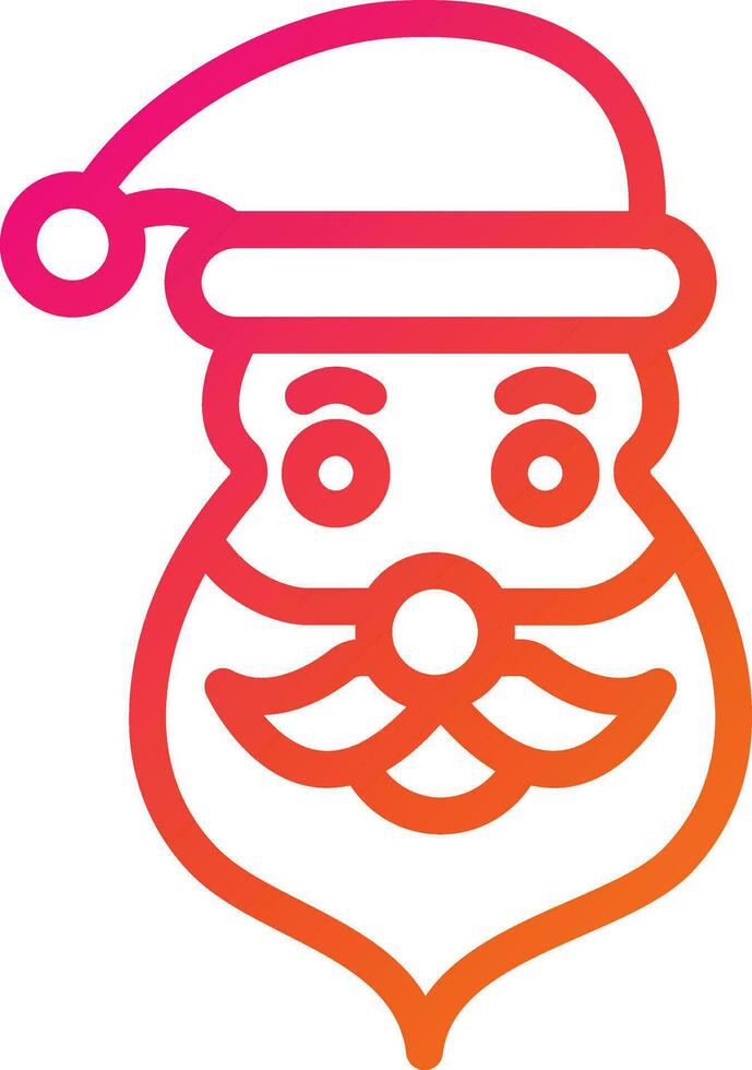 Santa claus Vector Icon Design Illustration