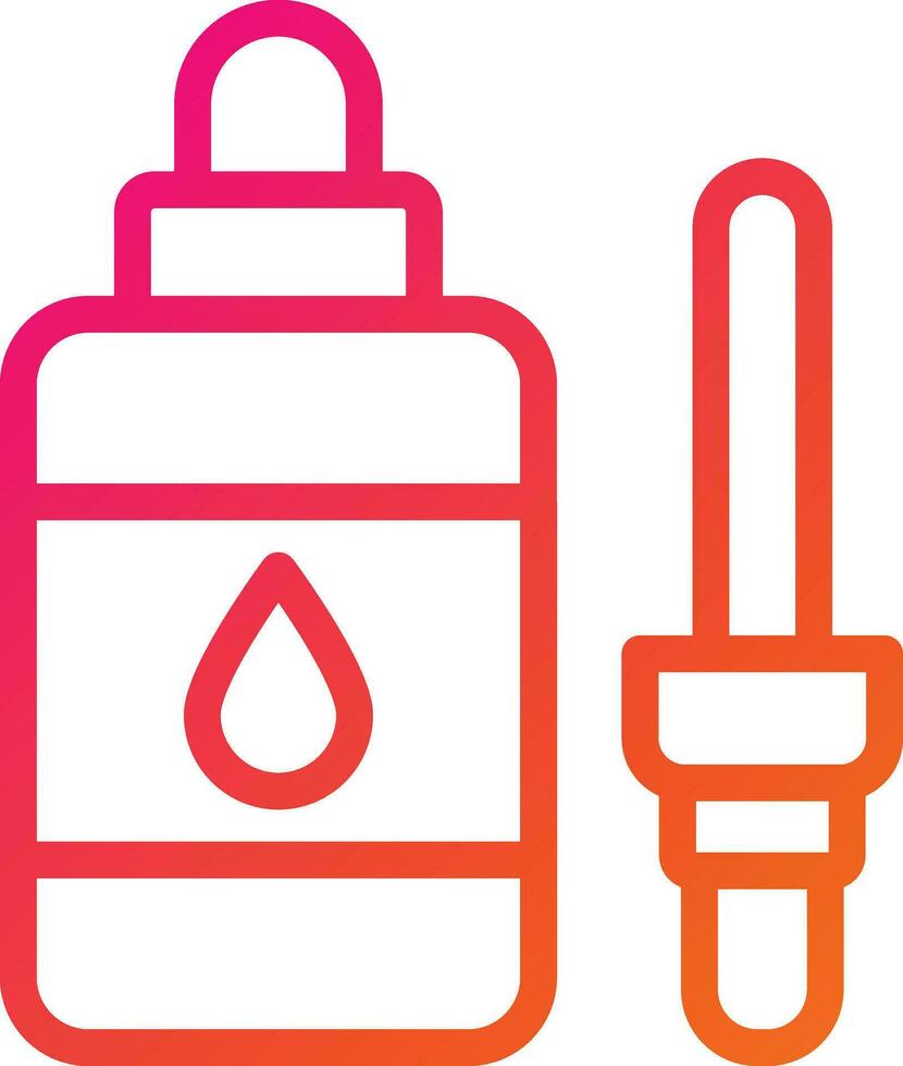 Correction Fluid Vector Icon Design Illustration