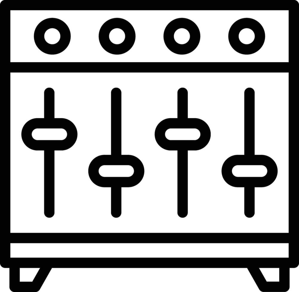 Music Equalizer Vector Icon Design Illustration