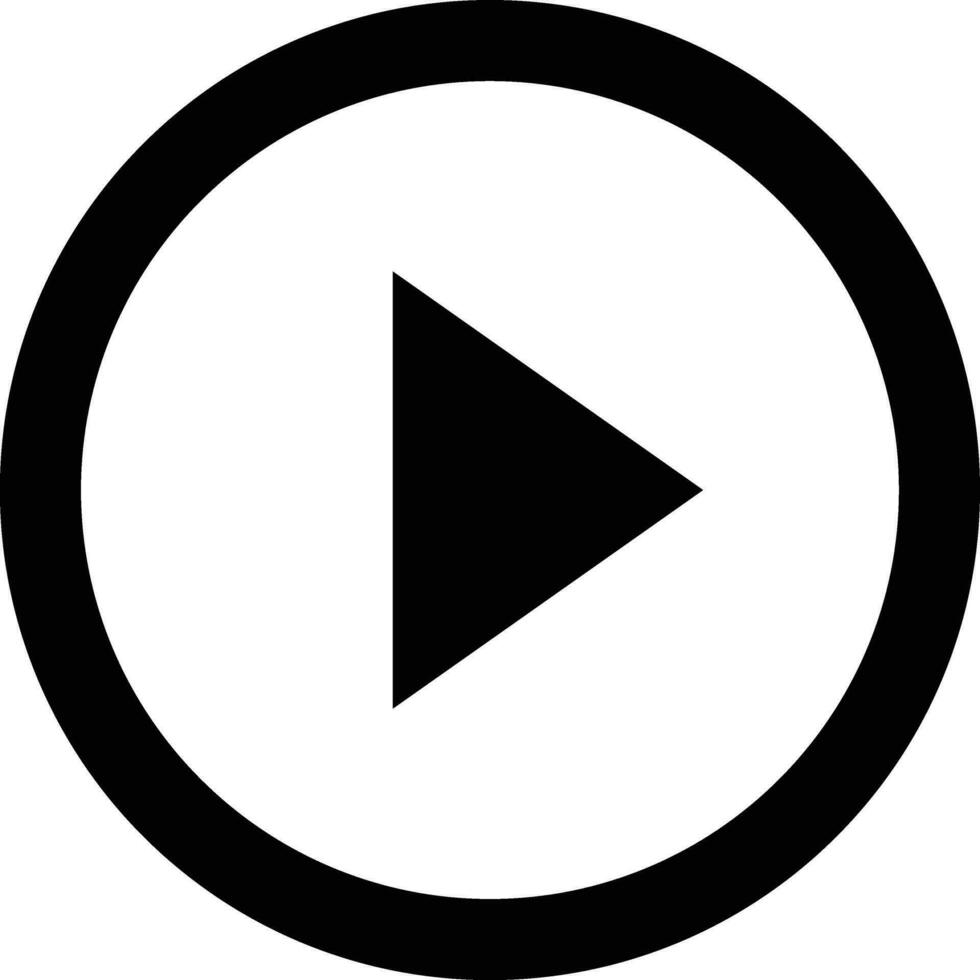Play Button Vector Icon Design Illustration