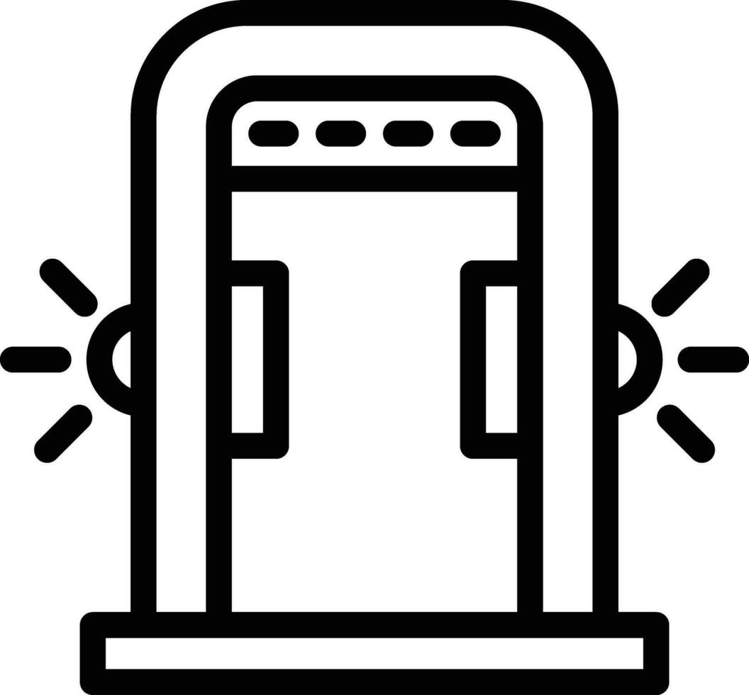Body Scanner Vector Icon Design Illustration