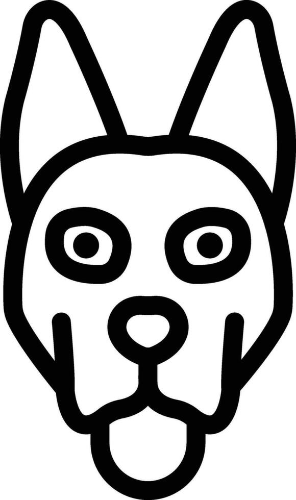 Dog Vector Icon Design Illustration
