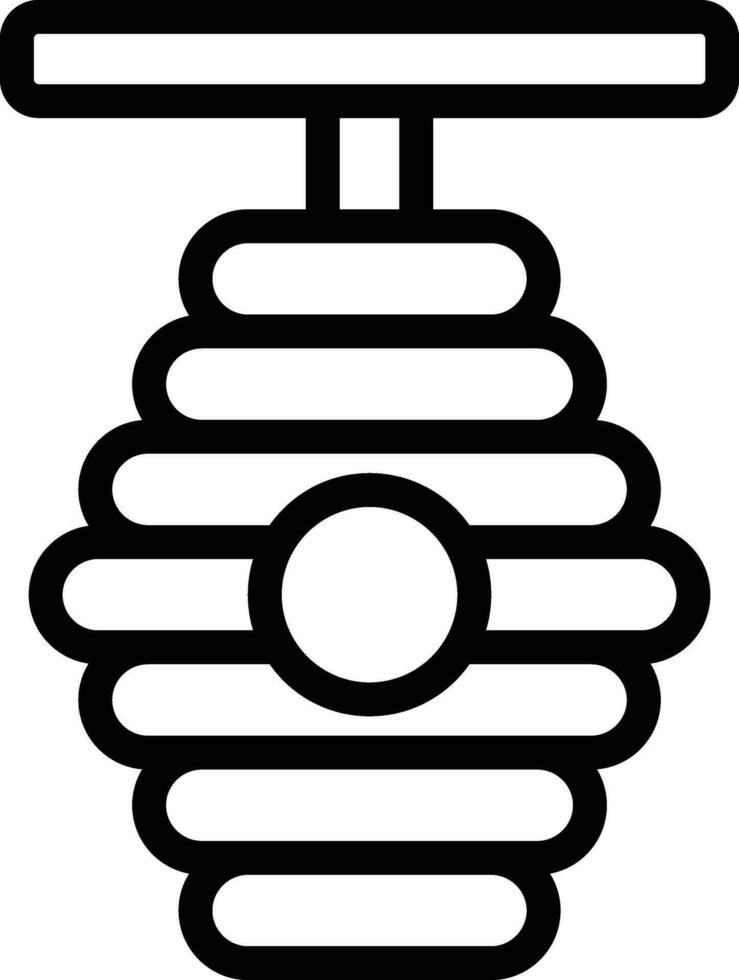 Beehive Vector Icon Design Illustration