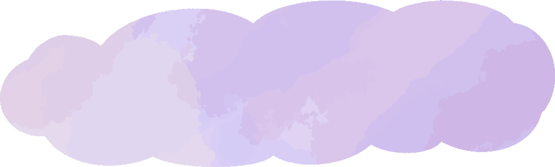 handgetekende wolk png