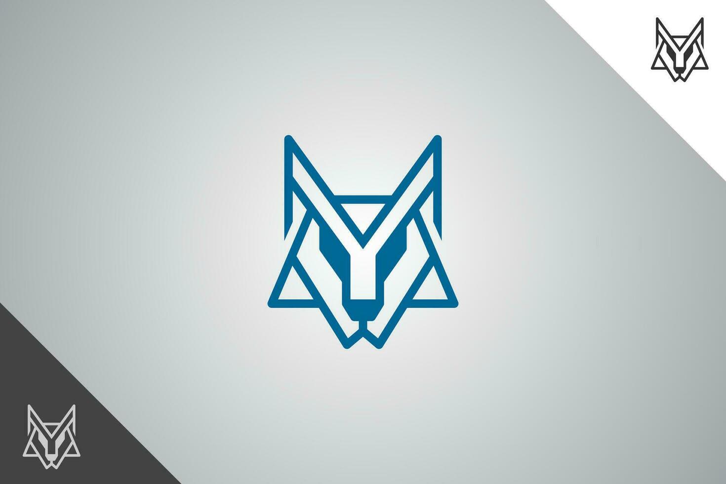 Wolf modern logotype and symbol. Perfect logo for business related to animal, pet and veterinary. Isolated on background. Vector eps 10.