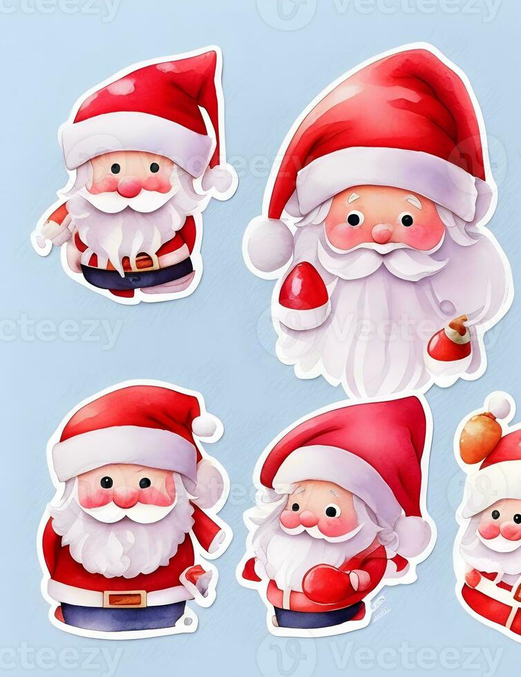 Santa Claus on background photo