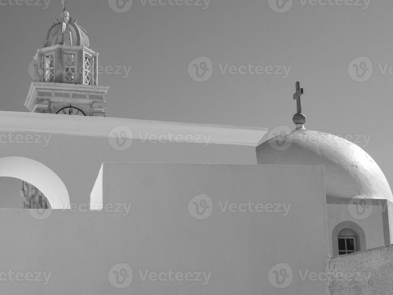 the island of santorin photo