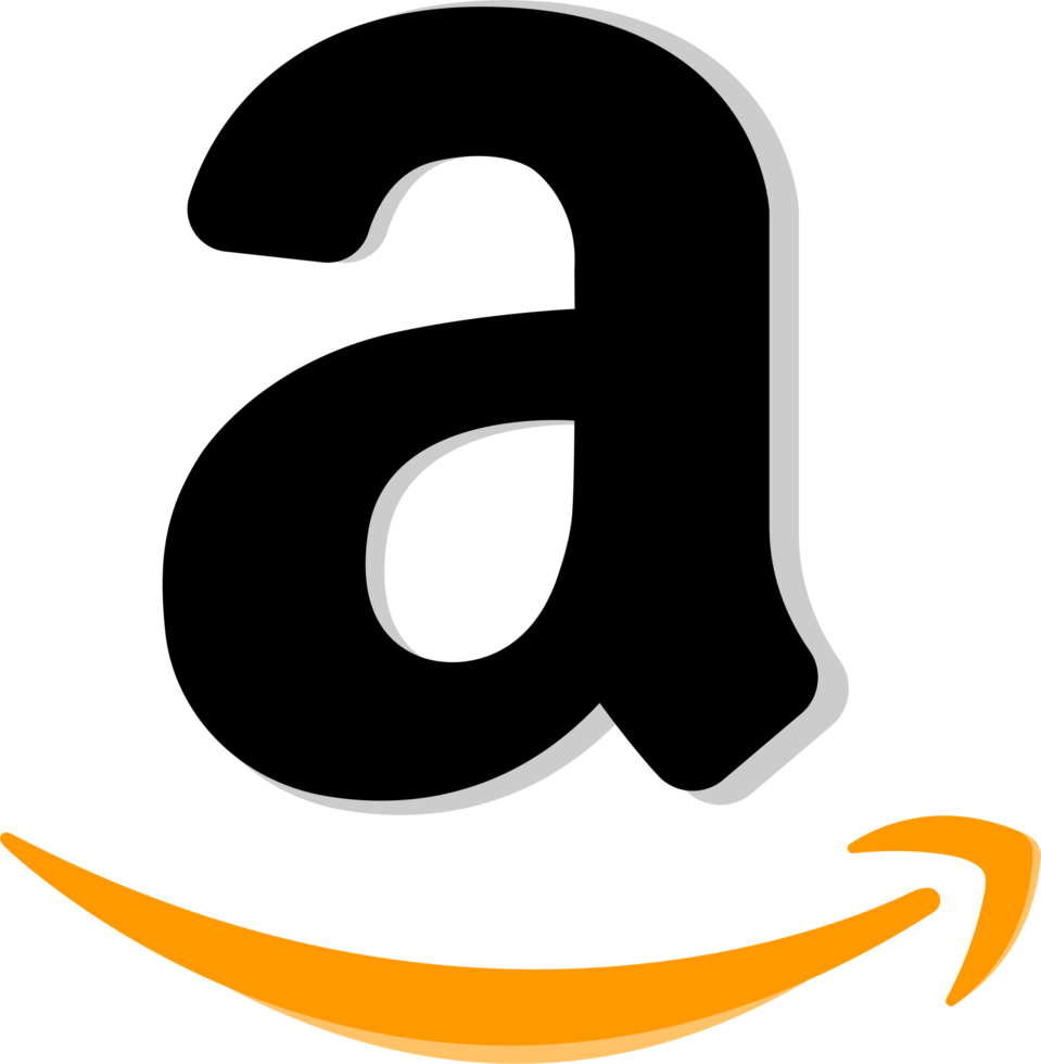 Amazon logo symbol. ecommerce website Its headquarters are located in Seattle. in Washington state United States of America. Amazon is the largest online sales website in the United States. png