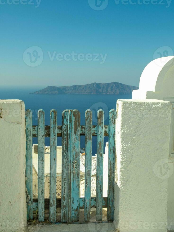 the greek island of santorini photo