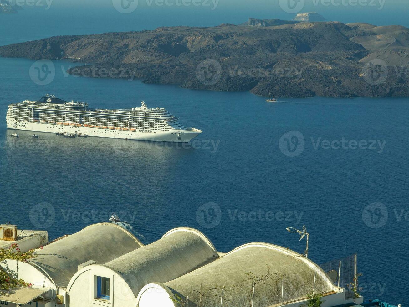 the greek island of santorini photo