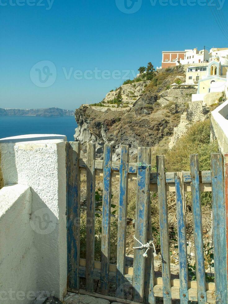 el griego isla de santorini foto