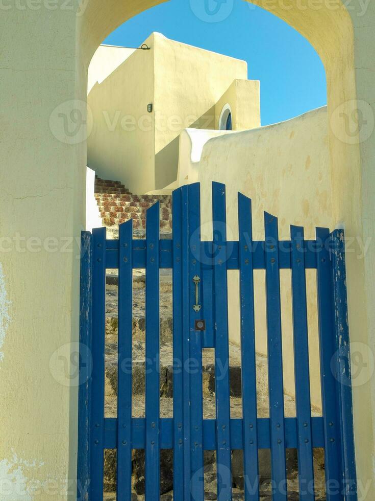 el griego isla de santorini foto