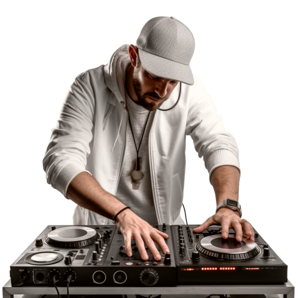 Disc jockey deejay technology cdj media player, Generative Ai 33221378 PNG