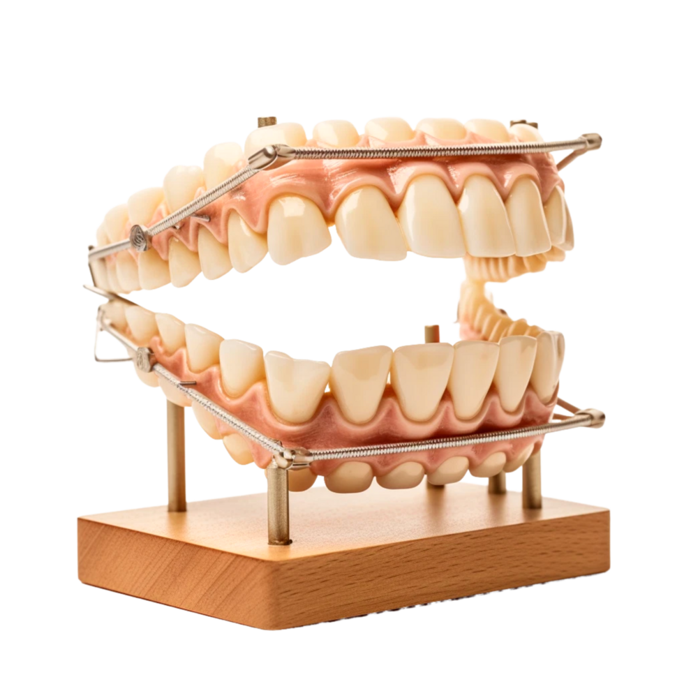 Abutment Dental implant Prosthesis Dental laboratory Dentures, crown Generative Ai png