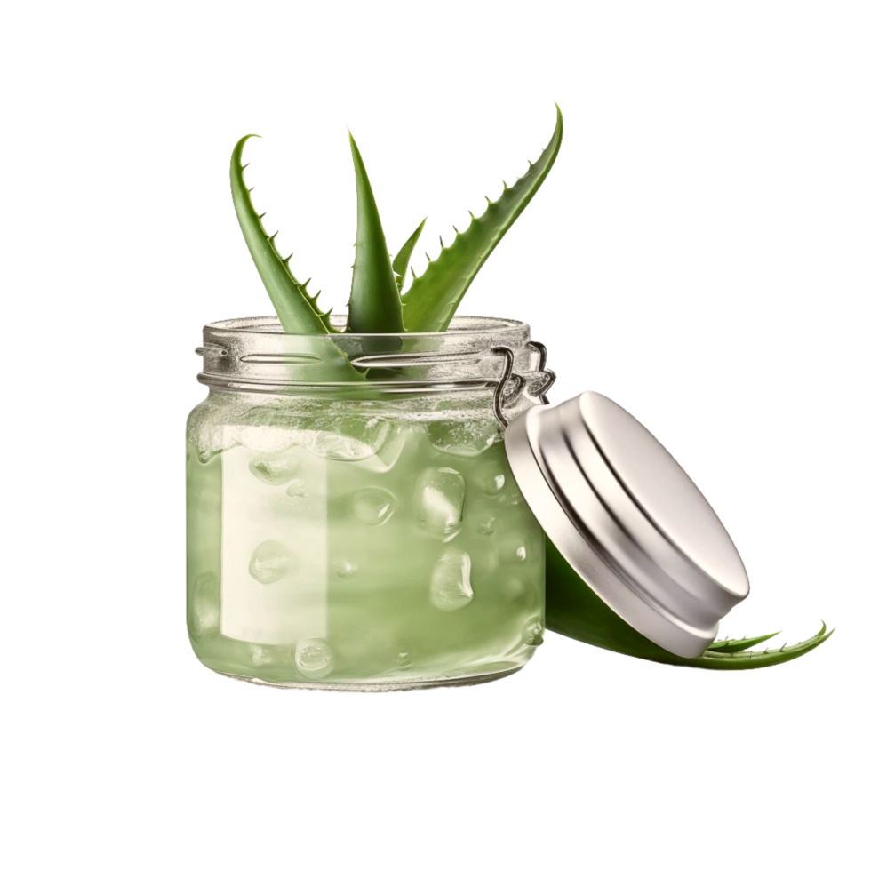 Aloe vera Skin care Drop Cream Generative Ai png