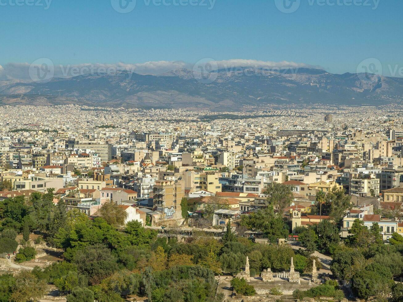 athens city in greece photo