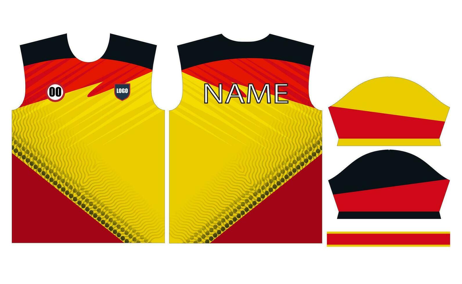 football soccer jersey design for sublimation vector