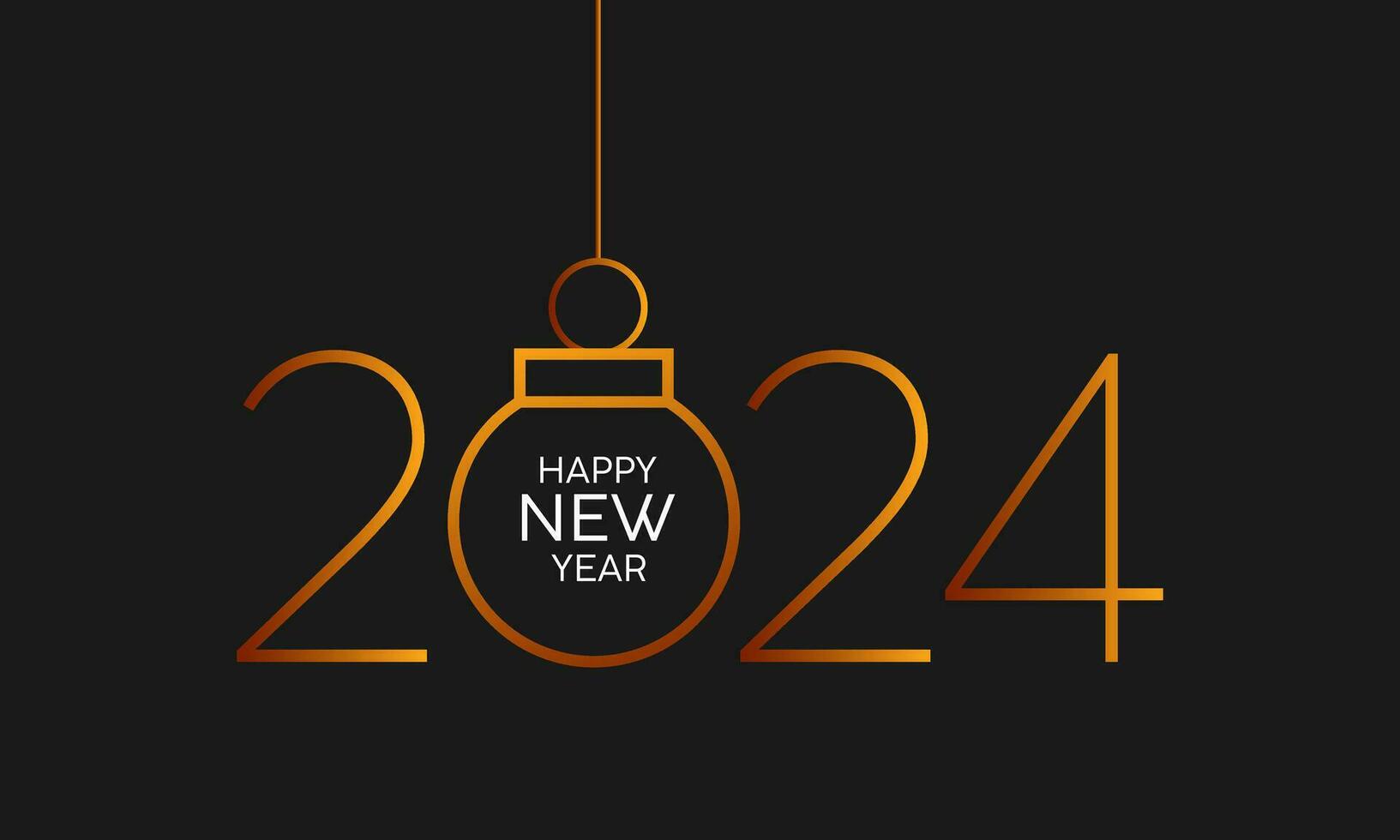 Happy New Year 2024 Celebration Festive Concept with Fireworks, Party Hats, and Christmas ball. background, banner, card, celebration poster, party invitation or calendar. vector