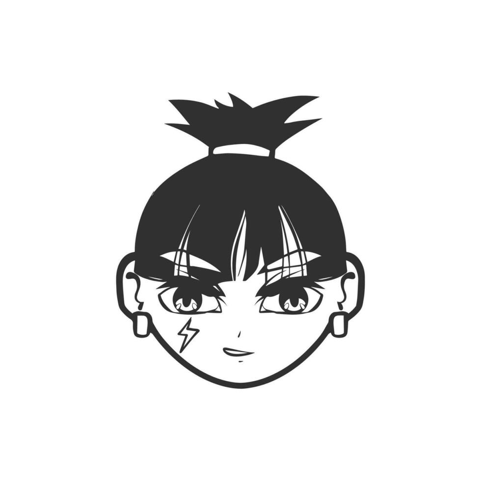 Versatile Y2K Style Characters in Retro Revival Vector Graphics Collection
