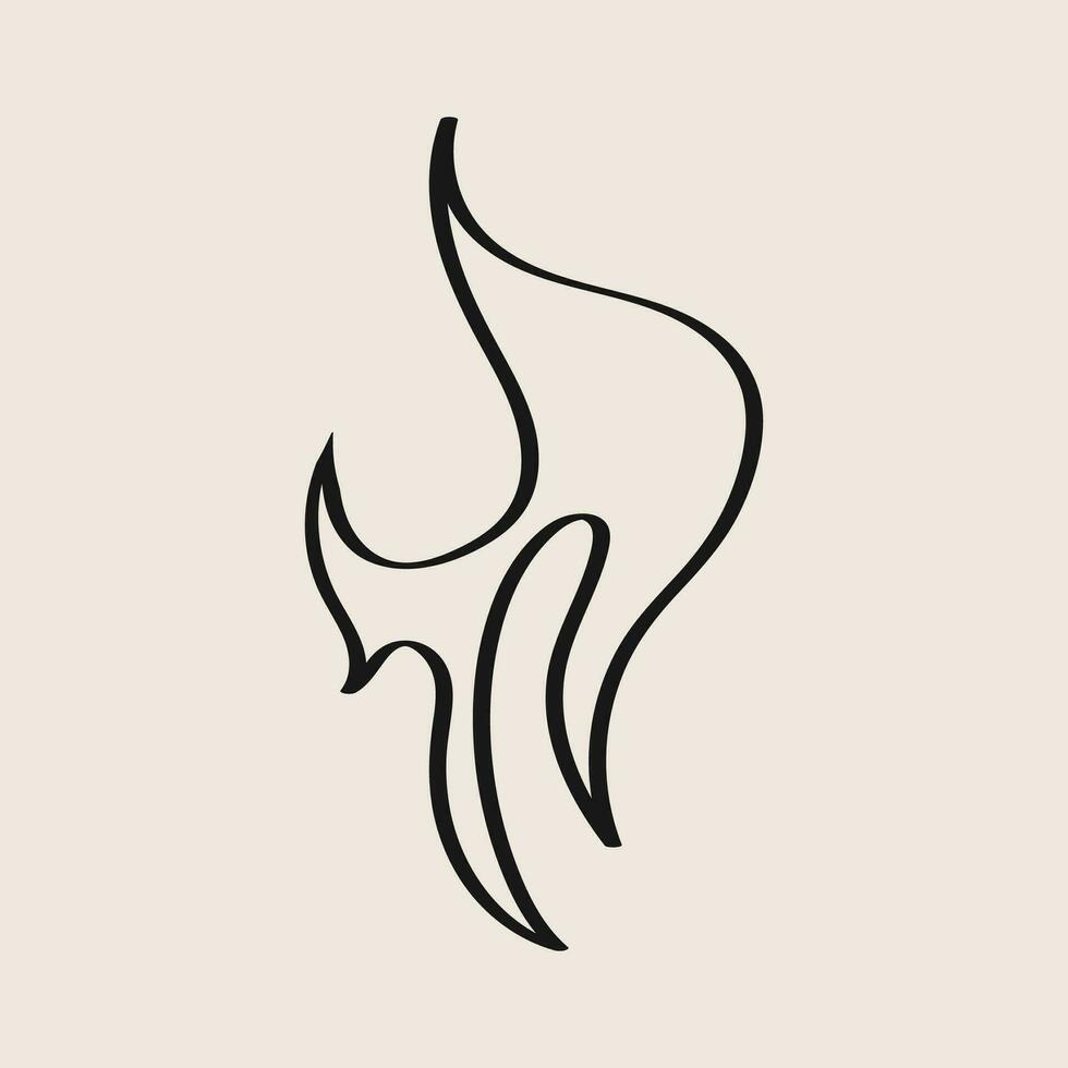 Trending Hand Drawn Vector Flames for Fashion T-Shirts, Hoodies, and streetwear element