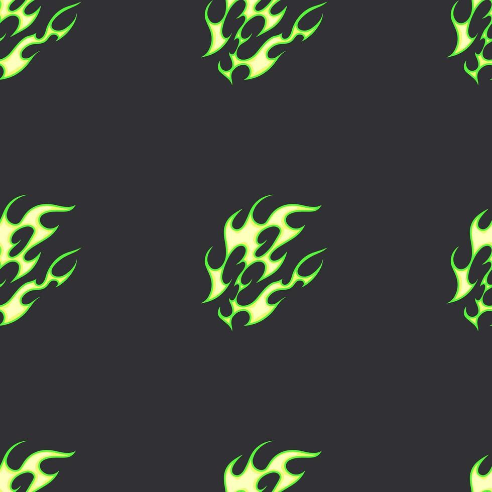 Unique Fire Cartoon Vectors, Trending 2023 with Old School Seamless Patterns vector