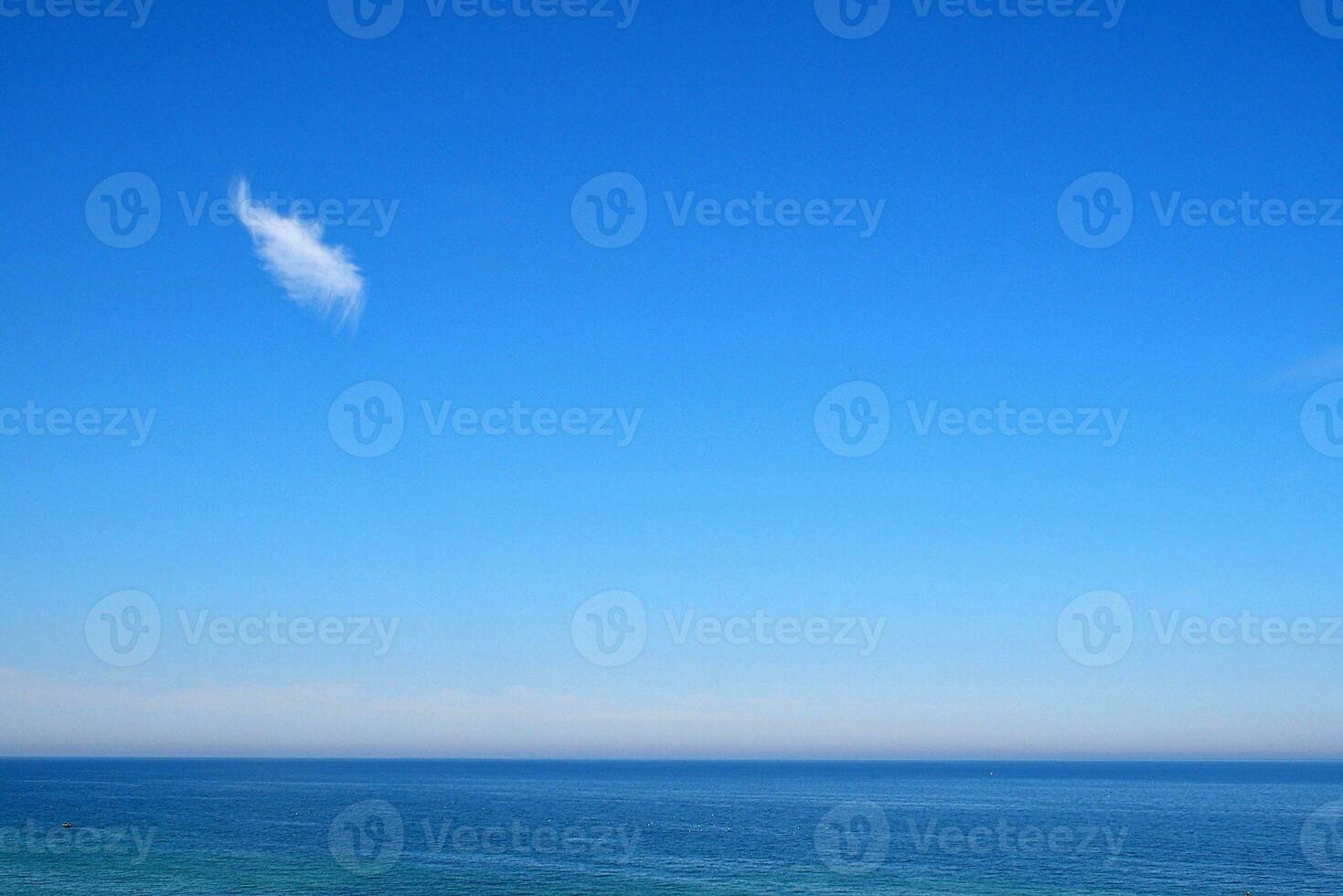 blue sky and cloud photo