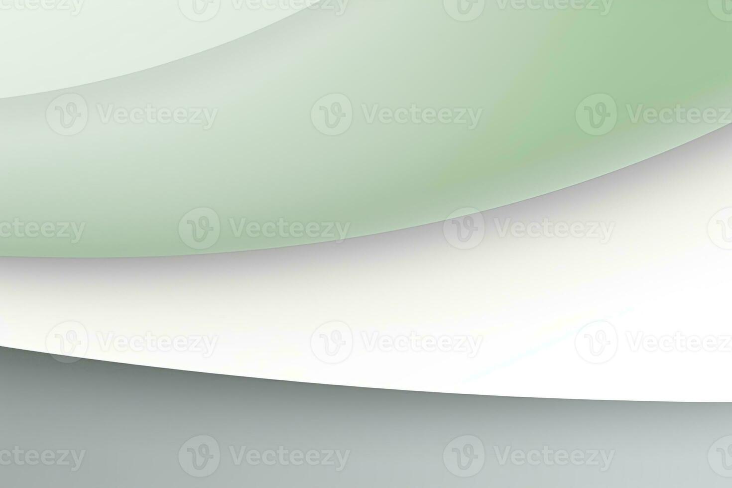 Simple abstract green background with waves, empty space for design photo
