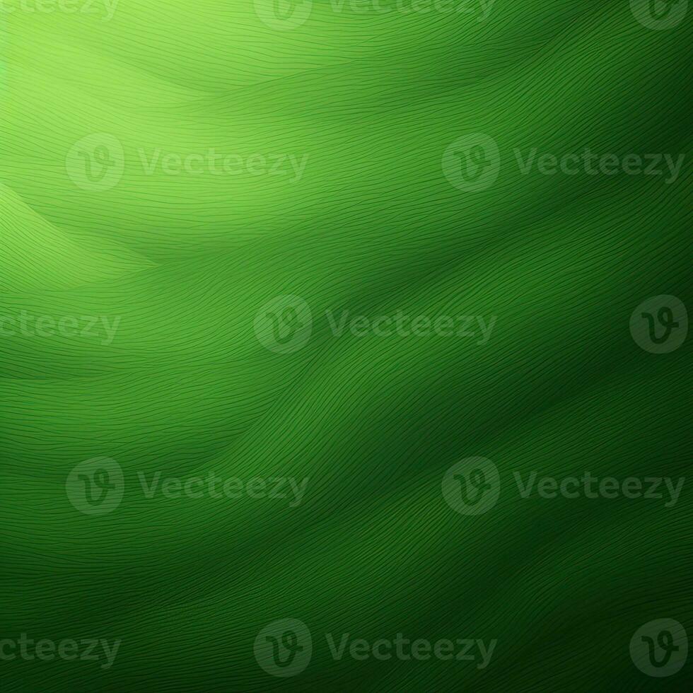 Simple empty green background, wavy lines, gradient photo